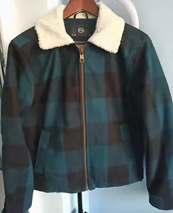 С&A wool shearling sherpa jacket blazer coat - Picture 1 of 20
