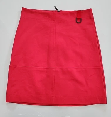 NWT Kenneth Cole Red Above Knee A Line Skirt Size XXS - Image 1 of 4