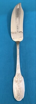 Couteau de service à poisson CHRISTOFLE modèle DELAFOSSE métal argenté couvert - Photo 1/4