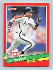1991 Donruss The Rookies Jeff Bagwell RC Houston Astros #30