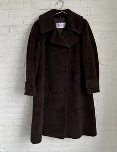 Women's Max Mara alpaca wool teddy coat Size US 12 , It 46 - Picture 1 of 7