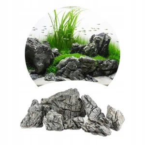 Aquarium Stone Seiryu Rock Natural Fish Tank Aquascape Decoration GREY MOUNTAIN - Picture 1 of 17