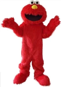 Kostüm Sesamstraße Elmo Maskottchen Halloween Geburtstag Party Erwachsene Rot - Bild 1 von 3