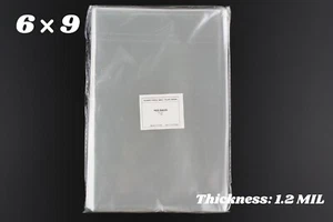 6x9 bolsas de plástico de polietileno de capa transparente planas abiertas superiores embalaje violonchelofán - Imagen 1 de 5
