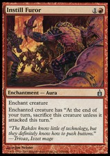 Magic the Gathering MTG Instill Furor (134) Ravnica City of Guilds   LP