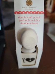 MARTHA STEWART DOUBLE CRAFT PUNCH - HEART LOCK AND KEY NEW! - Imagen 1 de 3