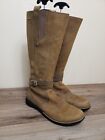 Merrell Womens Tetra Strap Chestnut Leather Waterproof Tall Riding Boots US 10.5