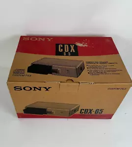 (NEW) VINTAGE SONY CDX-65 10 DISC Car Audio Cd Change Made in Japan - Picture 1 of 8