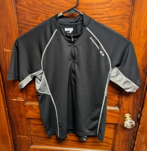 Salomon Acti-Lite Zip Running Shirt Cycling Y2K X-Static XL Gym Vented Pits - Picture 1 of 9