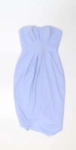 Elise Ryan Womens Blue Acetate Blend Bodycon Size 8 - Picture 1 of 12