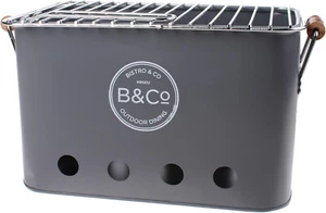 B&Co BBQ tragbar Wilyabrup 32 cm stahlgrau - Bild 1 von 4