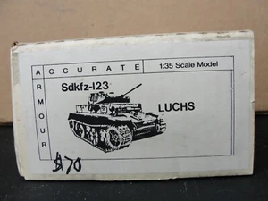 ACCURATE ARMOUR MODEL TANK Sdkfz-123 LUCHS KIT 1/35 SCALE NEW IN BOX - Picture 1 of 6