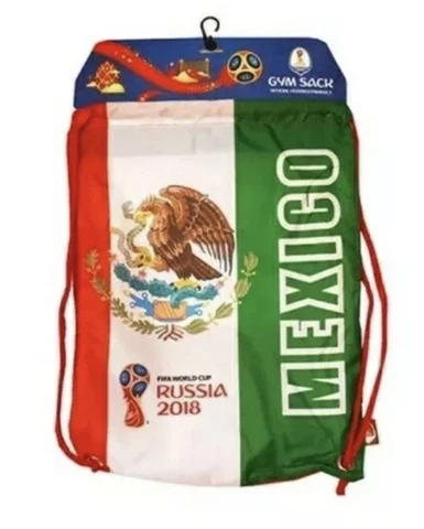 Mexico FIFA World Cup Footy Russia Official Gymsack MLS Soccer Backpack BAG Cover