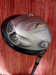 Taylormade R7 Quad 10.5° Driver Titanium Regular Flex M.A.S. 2 Right Hand - Picture 1 of 24