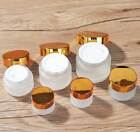 5g -100 Matt White Glass Cream Container Cosmetic Jar Eyeshadow Makeup Bottles