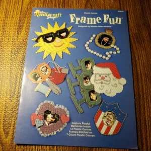 The Needlecraft Shop Frame Fun Embroidery Pattern Booklet 975076 - Picture 1 of 5