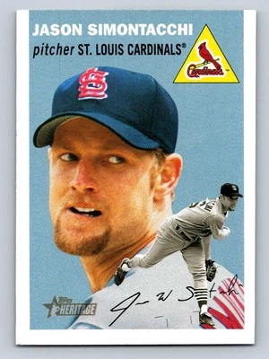 2003 Topps Heritage #34 Jason Simontacchi St. Louis Cardinals - NM/MT - Image 1 of 2