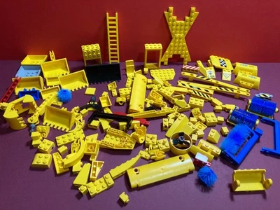 Lego Buckets, brushes & various vehicle panels etc. VGC - Image 1 of 4