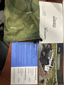2019 JEEP WRANGLER ESSENTIAL INFORMATION GUIDE RUBICON SAHARA UNLT OWNERS MANUAL - Picture 1 of 5