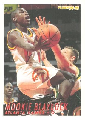 1993-94 Fleer - Mookie Blaylock #2 Hawks - Image 1 of 2