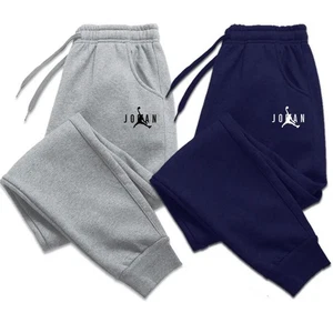 Otoño Invierno Para hombres Pantalones de Correr con Cordón Informales Polar Entrenamiento Pantalones de Sudadera - Imagen 1 de 17