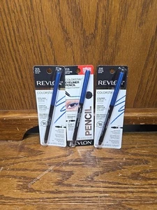 LOT OF 3 Revlon ColorStay Eyeliner Pencil Waterproof Up to 24H Wear 205 Sapphire - Picture 1 of 2