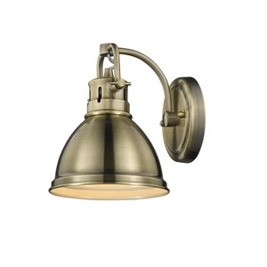 Golden Duncan Wall Sconce in Aged Brass - Picture 1 of 2