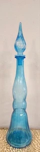 Vintage Genie Bottle Rossini Empoli Skyblue Aqua RARE - Picture 1 of 15