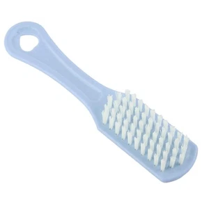 Plastic Shoe Cleaning Brush with Nylon Bristles Multi Purpose Scrubber Tool Blue - Picture 1 of 7