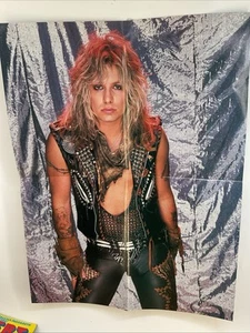 Póster Vince Neil Motley Crew 21x16 vintage años 80’s - Imagen 1 de 1
