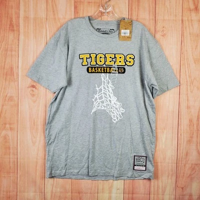 Mitchell And Ness Shirt Mens XL Gray Grambling State Tigers Basketball Graphic - Image 1 of 4