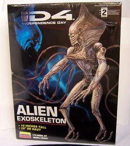 1/10 ALIEN Aliens EXOSKELETON Model Kit Giorno dell'Indipendenza Film ID4 Raro Vintage - Foto 1 di 3