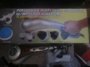 Carepeutic Wand Massager Percussion Infrared with attachments original box - Picture 1 of 9