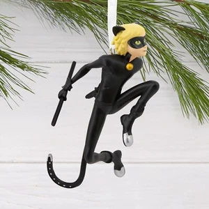 Katze Noir Christbaumschmuck Punze Miraculous - Bild 1 von 6