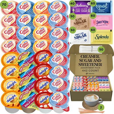 Coffee Mate Creamer Singles Peppermint Mocha, Sweet Cream & 5 more Flavors - Image 1 of 3