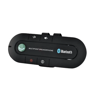 Samochodowy zestaw głośnomówiący Bluetooth + mocowanie osłony przeciwsłonecznej - Zdjęcie 1 z 6