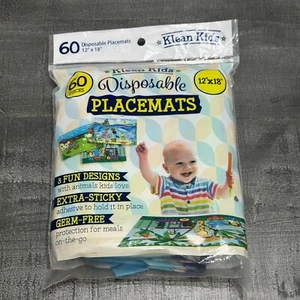 Pack de 60 manteles desechables Klean para niños bebés 12x18" 3 diseños - Imagen 1 de 2