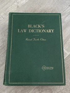 🌟 Black’s Law Dictionary Revised Fourth Edition 1968 By West Publishing - Bild 1 von 7