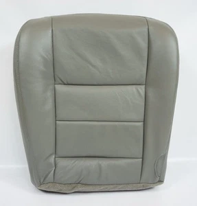 2002 to 2007 Ford F250 F350 Lariat XL FX4 Xlt Passenger Bottom Seat Cover Gray - Bild 1 von 8