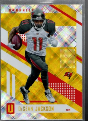 A3732- 2017 Panini Unparalleled Yellow #155 DeSean Jackson /199 - NM-MT - Image 1 of 2