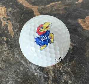 Kansas Jayhawks Logo Titleist Tour Balata Golf Ball. Vintage. Used - Picture 1 of 8