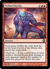 1x Molten Psyche NM, English MTG Scars of Mirrodin
