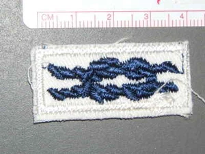 Boy Scout Quatermaster square knot 0591R - Picture 1 of 1