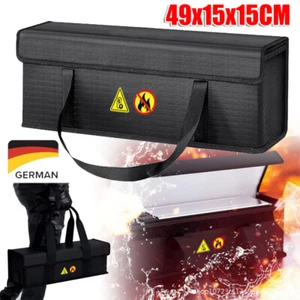 E-Bike Pedelec Rad Akku Batterie Tasche Feuerfest Lagerung Transport 49*15*15CM - Bild 1 von 20