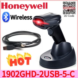 Honeywell Xenon 1902GHD-2USB-5-C Wireless Handheld 2D Barcode Scanner W/ Cradle - Picture 1 of 8