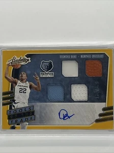 Desmond Bane 2020-21 Absolute Tools of Trade Rookie RC automático/199 - Imagen 1 de 2