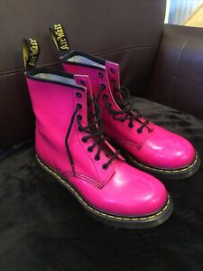 Dr Martens Boots Size 7 Pink Brand New Without Box
