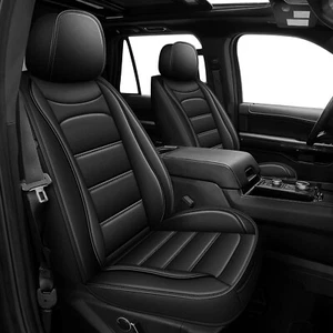 AOMSAZTO Seat Cover Full Set Fit for Ford Expedition 2018-2025: Leather Cushi... - Picture 1 of 7