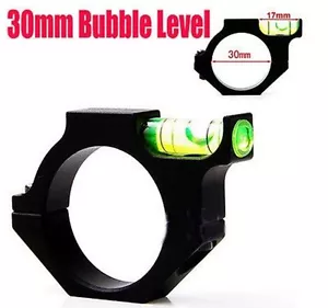Tactical Alloy Rifle Scope Laser Bubble Spirit Level For 30mm Ring Mount Holder - Picture 1 of 6