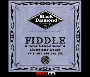 Black Diamond 06-41360 Violin Fiddle Strings String Set Silverplated - Picture 1 of 1